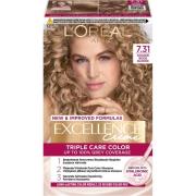 L'Oréal Paris Excellence Crème Triple Care Color 7.31 Golden Beig