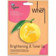 When Vegan Citron Brightening & Tone Up Mask