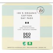 DeoDoc 104 % Organic Cotton Day pads 12 St.