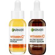 Garnier Vitamin C* Bundle Glow Boost Serum 30 ml & Night Serum 30