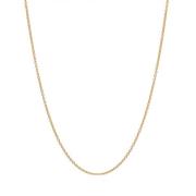 Mads Z Panser Chain Halskette 18 kt. Silber vergoldet 9220120