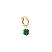 Pico Charlotte Clover Ohrring Single 24 kt. Vergolded Messing Q01011-C...