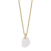 Skagen Denmark Jewelry Sea Glass Halskette 18 kt. Edelstahl vergoldet ...