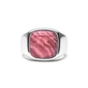 IX Studios Cushion Signet Rhodocrosite Ring Silber DMN0282RHRHOCR