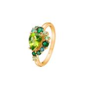 Mads Z Four Seasons-Spring Peridot Ring 14 kt. Gold 1546033