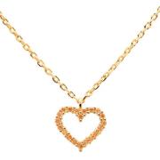 PDPAOLA Heart Halskette 18 kt. Silber vergoldet CO01-222-U