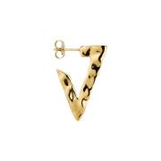 Jane Kønig Bruised Triangle Ohrring Single 18 kt. Silber Vergoldet BTH...