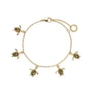 Paul Hewitt Turtle bracelet gold Armband 18 kt. Silber Vergoldet PH-JE...