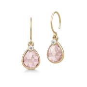 Julie Sandlau Leela Earrings Dusty Rose Ohrringe 22 kt. HKS750GD