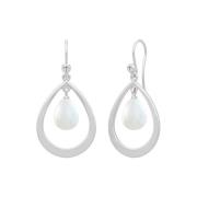 Julie Sandlau Afrodite Droplet Ohrringe 22 kt. Silber SDM84RHWHPLCZ