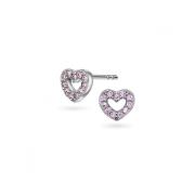 Pia&Per Heart Ohrringe Silber 68657-02