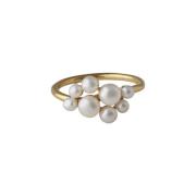 Pernille Corydon True Treasure Ring Silber Vergoldet r-445-gp