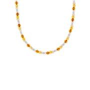 Pernille Corydon Amber Glow Halskette 18 kt. Silber Vergoldet n-359-gp