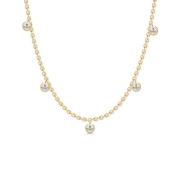 Julie Sandlau Grace Necklace Halskette 22 kt. Silber Vergoldet NL578GD