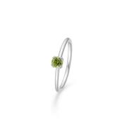 Mads Z Poetry Solitaire Peridot Ring Silber 2146053