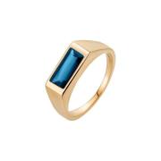 Maria Black Harald Ring 22 kt. Silber Vergoldet 500430YG-BLUE