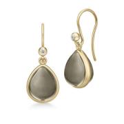 Julie Sandlau Paloma Earrings Smokey Ohrringe 18 kt. Silber Vergoldet ...