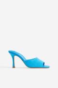 H&M Mules Blau, Heels in Größe 39. Farbe: Blue