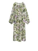 Arket Cupro-Kleid mit Slowflower-Print Mehrfarbig, Alltagskleider in G...