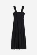 H&M Rückenfreies Chiffonkleid Schwarz, Alltagskleider in Größe XXS. Fa...