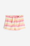 H&M Shorts aus Frottee Rosa/Gestreift in Größe 80. Farbe: Pink/striped