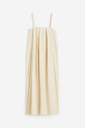 H&M Plissiertes Kleid Cremefarben, Alltagskleider in Größe S. Farbe: C...