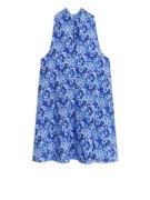 Arket Popeline-Kleid mit Blumenmuster Blau, Alltagskleider in Größe 34...