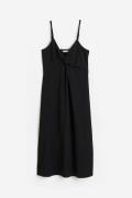 H&M Kleid mit Twist-Detail Schwarz, Alltagskleider in Größe XS. Farbe:...