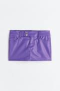 H&M Minirock Lila, Röcke in Größe 40. Farbe: Purple