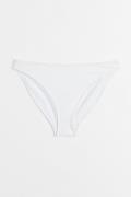 H&M Bikinihose Weiß, Bikini-Unterteil in Größe 40. Farbe: White 088