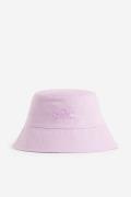 H&M Bucket Hat aus Baumwolle Helllila/Zone of Peace, Hut in Größe M/58...