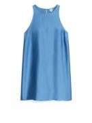 Arket Kastiges Minikleid Blau, Alltagskleider in Größe 44. Farbe: Blue