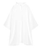 Arket Weites Leinenkleid Weiß, Alltagskleider in Größe 42. Farbe: Whit...