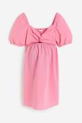 H&M MAMA Kleid mit Twistdetail Rosa, Kleider in Größe XXL. Farbe: Pink