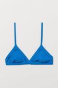 H&M Triangel-Bikinitop Knallblau, Bikini-Oberteil in Größe 34. Farbe: ...