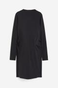 H&M MAMA Jerseykleid Schwarz, Kleider in Größe S. Farbe: Black
