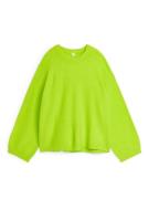 Arket Pullover aus Alpaka-Mix Leuchtendes Grün in Größe S. Farbe: Brig...