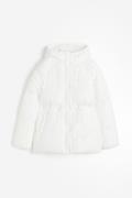 H&M Puffer-Jacke mit Tunnelzug Weiß, Jacken in Größe XS. Farbe: White