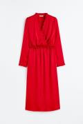 H&M MAMA Wickel-Stillkleid Rot, Kleider in Größe XS. Farbe: Red