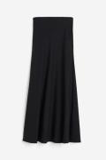 H&M Bandeau-Kleid Schwarz, Alltagskleider in Größe XL. Farbe: Black