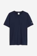 Champion Crewneck T-shirt Navy Blazer in Größe L