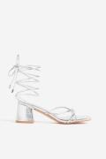 Public Desire Aerin Silbermetallic, Heels in Größe 38. Farbe: Silver m...