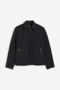H&M Nylonjacke in Regular Fit Schwarz, Jacken Größe XS. Farbe: Black