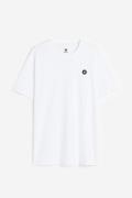 Double A By Wood Ace Badge T-shirt White in Größe L