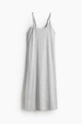 H&M Twist-strap Jersey Dress Light Grey Marl, Alltagskleider in Größe ...