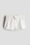 H&M Sweatshorts Weiß in Größe 104. Farbe: White