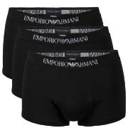 Armani Pure Cotton Trunks 9P Schwarz Baumwolle Small Herren