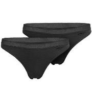 Björn Borg 2P Core Thong Schwarz Small Damen