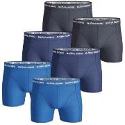 Björn Borg 6P Essential Shorts Marine/Blau Baumwolle Small Herren