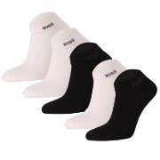 BOSS 5P Cotton Blend Ankle Socks Schwarz/Weiß Gr 39/42 Herren
